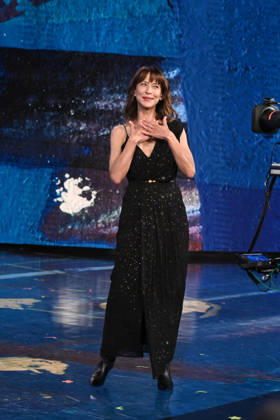 IPA89573760 - Milan, TV Show Che Tempo Che Fa - Nove. Pictured: Sophie Marceau  Copyright: xTe-Cox xComi Terenghix IPA89573760