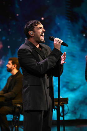 IPA89573974 - Milan, TV Show Che Tempo Che Fa - Nove. Pictured: Marco Mengoni  Copyright: xTe-Cox xComi Terenghix IPA89573974