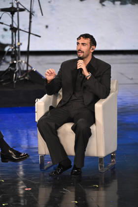 IPA89573986 - Milan, TV Show Che Tempo Che Fa - Nove. Pictured: Marco Mengoni  Copyright: xTe-Cox xComi Terenghix IPA89573986
