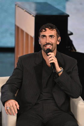 IPA89573994 - Milan, TV Show Che Tempo Che Fa - Nove. Pictured: Marco Mengoni  Copyright: xTe-Cox xComi Terenghix IPA89573994