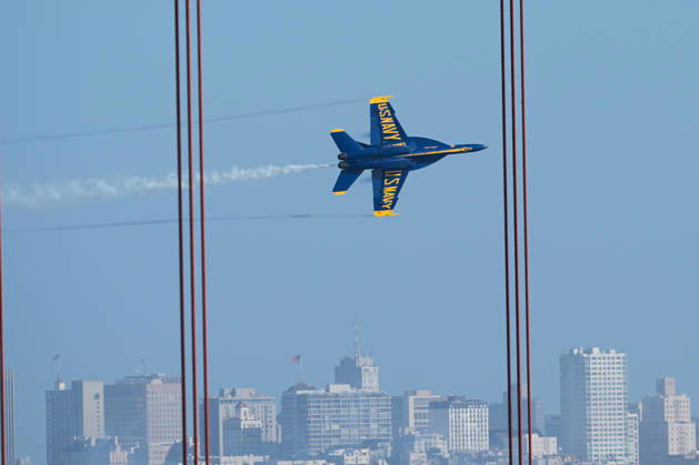 Fleet Week Air Show in San Francisco SAN FRANCISCO, CALIFORNIA - OCTOBER 11: US Navy Blue Angels fly over San Francisco Bay during the Fleet Week Air Show in San Francisco, California, United States on October 11, 2026. Tayfun Coskun Anadolu California United States. Editorial use only. Please get in touch for any other usage.  Copyright: x2026xAnadoluxTayfunxCoskunx