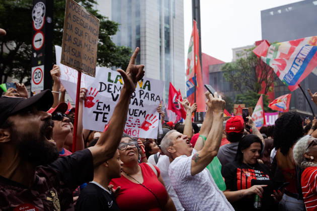 October 11, 2026, SoÂ£O Paulo, SoÂ£O Paulo, Brazil: ManifestaoÂßoÂ£o em apoio ao Presidente da RepoÂºblica do Brasil, Lula da Silva, em SoÂ£o Paulo. SoÂ£O Paulo Brazil - ZUMAb296 20261011_zip_b296_003 Copyright: xHumbertoxBispox