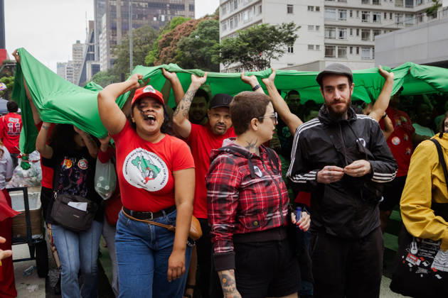 October 11, 2026, SoÂ£O Paulo, SoÂ£O Paulo, Brazil: ManifestaoÂßoÂ£o em apoio ao Presidente da RepoÂºblica do Brasil, Lula da Silva, em SoÂ£o Paulo. SoÂ£O Paulo Brazil - ZUMAb296 20261011_zip_b296_008 Copyright: xHumbertoxBispox
