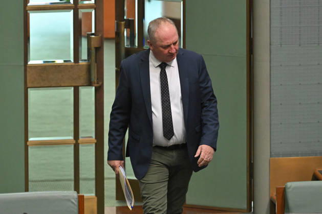 QUESTION TIME, One Nation member for New England Barnaby Joyce during Question Time in the House of Representatives at Parliament House in Canberra, Monday, October 12, 2026. ( NO ARCHIVING CANBERRA AUSTRALIAN CAPITAL TERRITORY Australia  Copyright: xMICKxTSIKASx 20261012124647734439