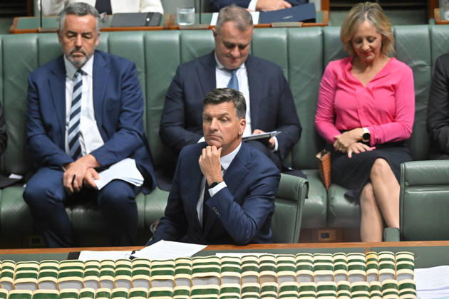 QUESTION TIME, Leader of the Opposition Angus Taylor during Question Time in the House of Representatives at Parliament House in Canberra, Monday, October 12, 2026. ( NO ARCHIVING CANBERRA AUSTRALIAN CAPITAL TERRITORY Australia  Copyright: xMICKxTSIKASx 20261012147570237890