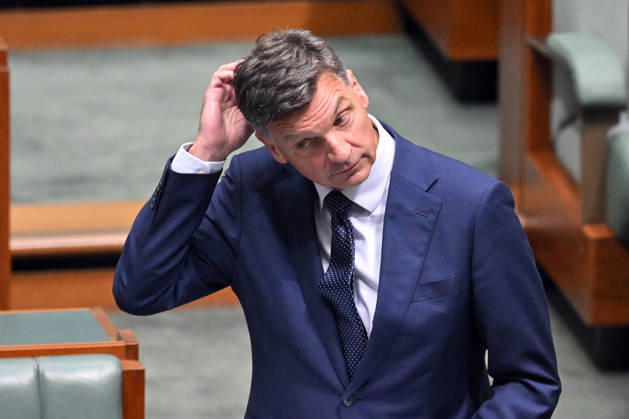 QUESTION TIME, Leader of the Opposition Angus Taylor arrives for Question Time in the House of Representatives at Parliament House in Canberra, Monday, October 12, 2026. ( NO ARCHIVING CANBERRA AUSTRALIAN CAPITAL TERRITORY Australia  Copyright: xMICKxTSIKASx 20261012170478202819