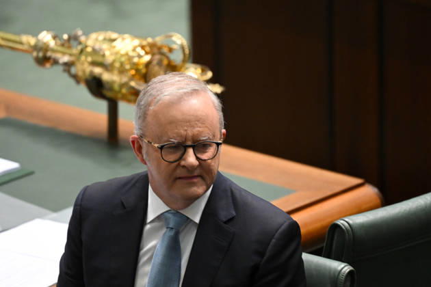 QUESTION TIME, Australian Prime Minister Anthony Albanese reacts during Question Time in the House of Representatives at Parliament House in Canberra, Monday, October 12, 2026. ( NO ARCHIVING CANBERRA AUSTRALIAN CAPITAL TERRITORY Australia  Copyright: xLUKASxCOCHx 20261012189434728783