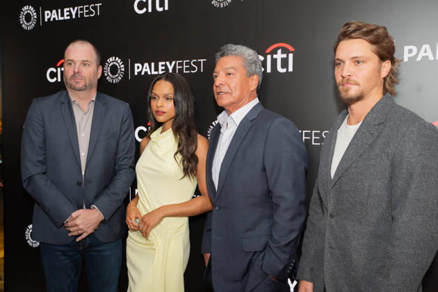 October 11, 2026, Bronx, New York, USA: Spencer Hudnut, Ash Santos, Gil Birmingham and Luke Grimes attend screening of Marshals TV series Season 2 during PaleyFest at Paley Center for Media in New York, NY on October 11, 2026. Bronx USA - ZUMAr339 20261011_znp_r339_022 Copyright: xLevxRadinx