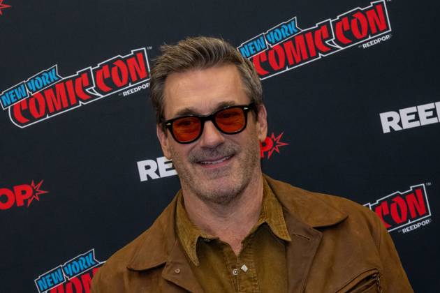 October 11, 2026, New York, New York, United States: Jon Hamm attends a FOX Entertainment s panel discussion Fox Comedy Panel With Jon Hamm & Joel McHale.during New York Comic Con 2026 at The Jacob K. Javits Convention Center on October 11, 2026 in New York City. New York United States - ZUMAs197 20261011_aaa_s197_367 Copyright: xRonxAdarx