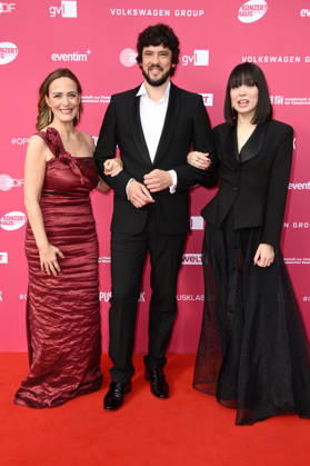 Sarah Willis, Andre Schuen und Alice Sara Ott bei der Verleihung des Opus Klassik 2026 im Konzerthaus am Gendarmenmarkt. Berlin, 11.10.2026