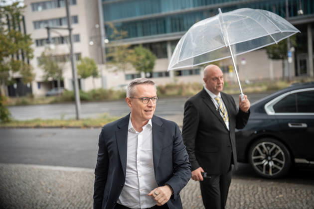 Bundesminister für Digitales und Staatsmodernisierung, Karsten Wildberger, bei seiner Ankunft;Präsidiumsklausurtagung der CDU Deutschlands in Berlin, Oktober 2026, Berlin Berlin Deutschland Konrad-Adenauer-Haus