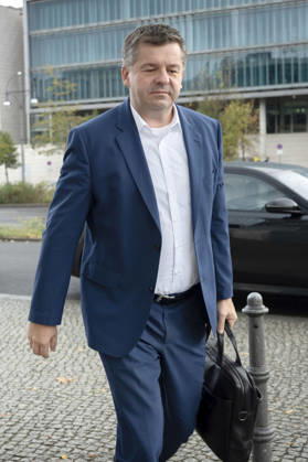 Sven Schulze bei der Ankunft zur Präsidiumsklausurtagung im Konrad-Adenauer-Haus. Berlin, 11.10.2026
