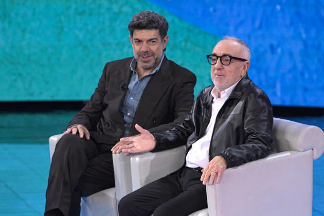 foto Mario Romano IPP Milano 11 10 2026 Trasmissione televisiva: -Che Tempo Che Fa- nella foto gli attori Silvio Orlando e Pierfrancesco Favino Italy Photo Press - World Copyright Che Tempo Che Fa