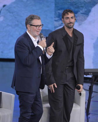 foto Mario Romano IPP Milano 11 10 2026 Trasmissione televisiva: -Che Tempo Che Fa- nella foto Fabio Fazio e Marco Mengoni Italy Photo Press - World Copyright Che Tempo Che Fa