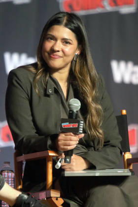 NEW YORK, NY- OCTOBER 11: Lisseth Chavez pictured at The Rookie panel during New York Comic Con 2026 at Javits Center on October 11, 2026 in New York City. Copyright: xRWx
