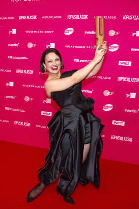 Katharina Konradi bei der Verleihung des Opus Klassik 2026 im Konzerthaus am Gendarmenmarkt. Berlin, 11.10.2026