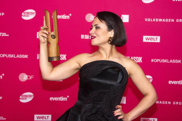 Katharina Konradi bei der Verleihung des Opus Klassik 2026 im Konzerthaus am Gendarmenmarkt. Berlin, 11.10.2026