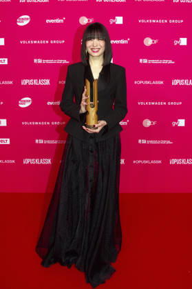 Alice Sara Ott bei der Verleihung des Opus Klassik 2026 im Konzerthaus am Gendarmenmarkt. Berlin, 11.10.2026
