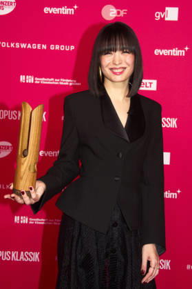 Alice Sara Ott bei der Verleihung des Opus Klassik 2026 im Konzerthaus am Gendarmenmarkt. Berlin, 11.10.2026