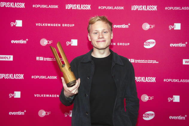 Alexander Malofeev bei der Verleihung des Opus Klassik 2026 im Konzerthaus am Gendarmenmarkt. Berlin, 11.10.2026