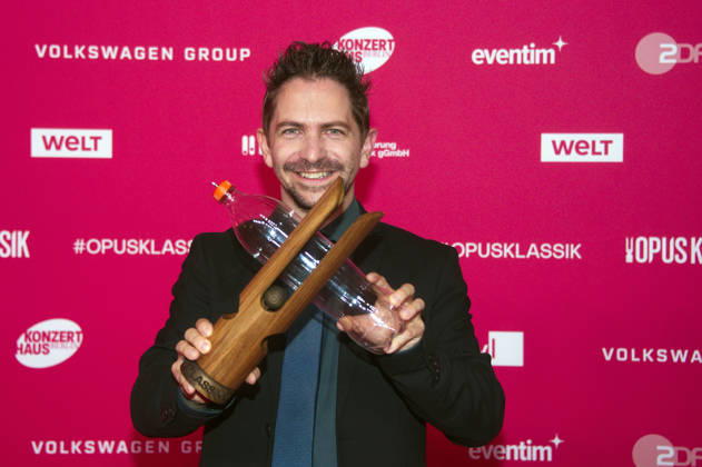 Gregor Mayrhofer bei der Verleihung des Opus Klassik 2026 im Konzerthaus am Gendarmenmarkt. Berlin, 11.10.2026