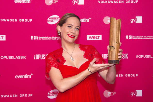 Anna Lucia Richter bei der Verleihung des Opus Klassik 2026 im Konzerthaus am Gendarmenmarkt. Berlin, 11.10.2026