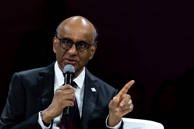 The IMF–World Bank Group Annual Meetings 2026 in Bangkok, Thailand. – 12 Oct 2026 Tharman Shanmugaratnam, President of Singapore, speaks at the World Bank Group s flagship forum, Small AI: More and Better Jobs, during the IMF–World Bank Group Annual Meetings 2026. The IMF–World Bank Group Annual Meetings 2026 will take place at the Queen Sirikit National Convention Center in Bangkok from October 12-18, 2026, drawing over 15,000 delegates from 191 member countries as Thailand hosts this prestigious event for the first time in 35 years. Bangkok Thailand Copyright: xPeeraponxBoonyakiatx xSOPAxImagesx Peerapon-Boonyakiat-1458113