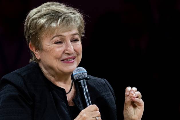 The IMF–World Bank Group Annual Meetings 2026 in Bangkok, Thailand. – 12 Oct 2026 Kristalina Georgieva, the International Monetary Fund (IMF) Managing Director, speaks at the World Bank Group s flagship forum, Small AI: More and Better Jobs, during the IMF–World Bank Group Annual Meetings 2026. The IMF–World Bank Group Annual Meetings 2026 will take place at the Queen Sirikit National Convention Center in Bangkok from October 12-18, 2026, drawing over 15,000 delegates from 191 member countries as Thailand hosts this prestigious event for the first time in 35 years. Bangkok Thailand Copyright: xPeeraponxBoonyakiatx xSOPAxImagesx Peerapon-Boonyakiat-1458132