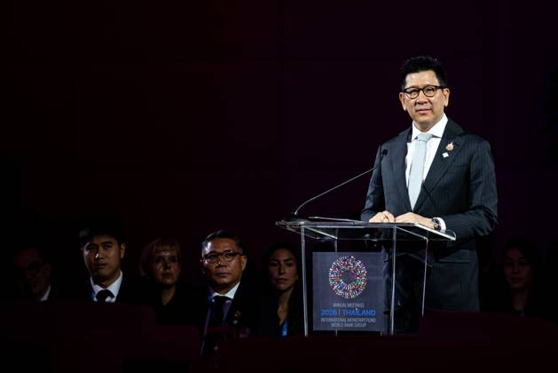 The IMF–World Bank Group Annual Meetings 2026 in Bangkok, Thailand. – 12 Oct 2026 Ekniti Nitithanprapas, Thailand’s Minister of Finance, speaks at the World Bank Group s flagship forum, Small AI: More and Better Jobs, during the IMF–World Bank Group Annual Meetings 2026. The IMF–World Bank Group Annual Meetings 2026 will take place at the Queen Sirikit National Convention Center in Bangkok from October 12-18, 2026, drawing over 15,000 delegates from 191 member countries as Thailand hosts this prestigious event for the first time in 35 years. Bangkok Thailand Copyright: xPeeraponxBoonyakiatx xSOPAxImagesx Peerapon-Boonyakiat-1458144