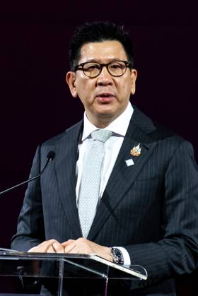 The IMF–World Bank Group Annual Meetings 2026 in Bangkok, Thailand. – 12 Oct 2026 Ekniti Nitithanprapas, Thailand’s Minister of Finance, speaks at the World Bank Group s flagship forum, Small AI: More and Better Jobs, during the IMF–World Bank Group Annual Meetings 2026. The IMF–World Bank Group Annual Meetings 2026 will take place at the Queen Sirikit National Convention Center in Bangkok from October 12-18, 2026, drawing over 15,000 delegates from 191 member countries as Thailand hosts this prestigious event for the first time in 35 years. Bangkok Thailand Copyright: xPeeraponxBoonyakiatx xSOPAxImagesx Peerapon-Boonyakiat-1458147