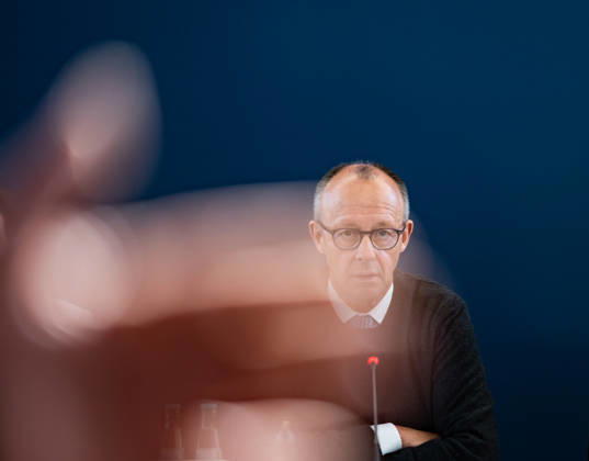 Bundeskanzler Friedrich Merz zu Beginn der Bundesvorstandssitzung im Rahmen der Präsidiumsklausur;Präsidiumsklausurtagung der CDU Deutschlands in Berlin, Oktober 2026, Berlin Berlin Deutschland Konrad-Adenauer-Haus