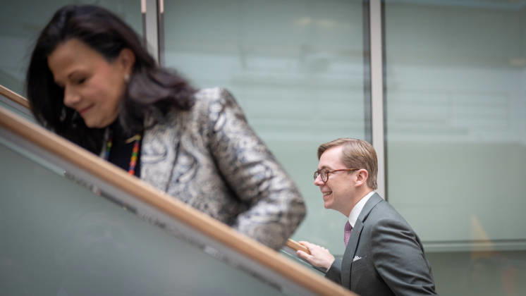 Gitta Connemann, Parlamentarische Staatssekretärin beim Bundesminister für Digitales und Staatsmodernisierung, mit ihrem Vorgänger im Amt, Philipp Amthor;Präsidiumsklausurtagung der CDU Deutschlands in Berlin, Oktober 2026, Berlin Berlin Deutschland Konrad-Adenauer-Haus
