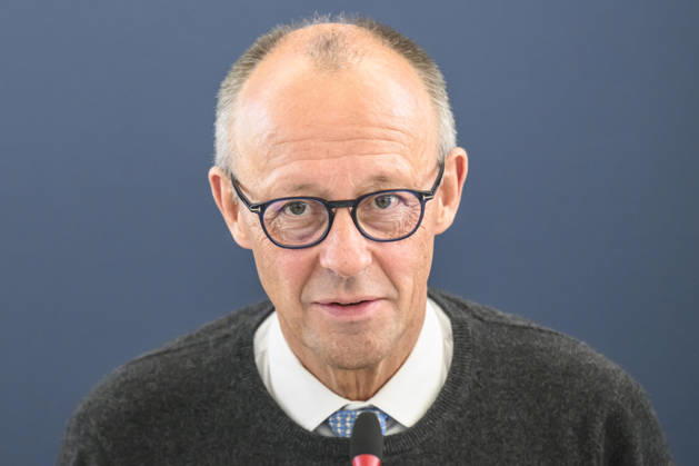 im Bild v.l.: Friedrich Merz MdB, GER, Berlin, Bildtermin - vor der Bundesvorstandssitzung mit Bundeskanzler Friedrich Merz MdB, 12.10.2026, Copyright: HMBxMedia UwexKoch