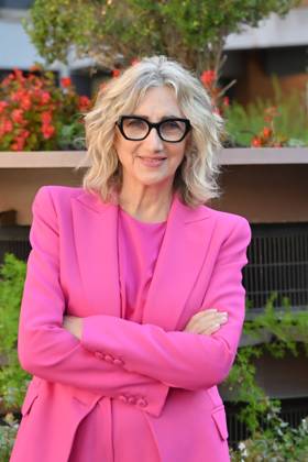 IPA89593325 - Rome: Rai Studios on Via Teulada. Photocall for the TV series Libera: The Case of Elena Palma. Pictured: Lunetta Savino  Copyright: xMaurizioxD Avanzox xMaurizioxDxAvanzox IPA89593325
