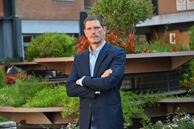 IPA89593362 - Rome: Rai Studios on Via Teulada. Photocall for the TV series Libera: The Case of Elena Palma. Pictured: Matteo Martari  Copyright: xMaurizioxD Avanzox xMaurizioxDxAvanzox IPA89593362