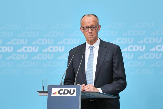 Berlin, Deutschland, 12.10.2026: Konrad-Adenauer-Haus: Pressekonferenz in der CDU-Bundesgeschäftsstelle nach Bundesvorstandssitzung: Bundeskanzler Friedrich Merz (CDU) Copyright: xdtsxNachrichtenagenturx dts_138274