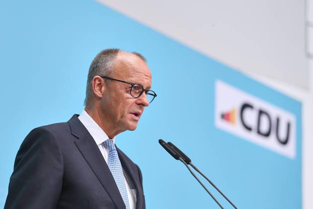 Berlin, Deutschland, 12.10.2026: Konrad-Adenauer-Haus: Pressekonferenz in der CDU-Bundesgeschäftsstelle nach Bundesvorstandssitzung: Bundeskanzler Friedrich Merz (CDU) Copyright: xdtsxNachrichtenagenturx dts_138267