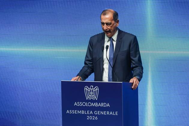 IPA89596429 - Milan: Assolombarda s 2026 General Assembly at the Teatro Dal Verme. Pictured: Giuseppe Sala (Mayor of Milan)  Copyright: xAlessandroxBremecx xx IPA89596429