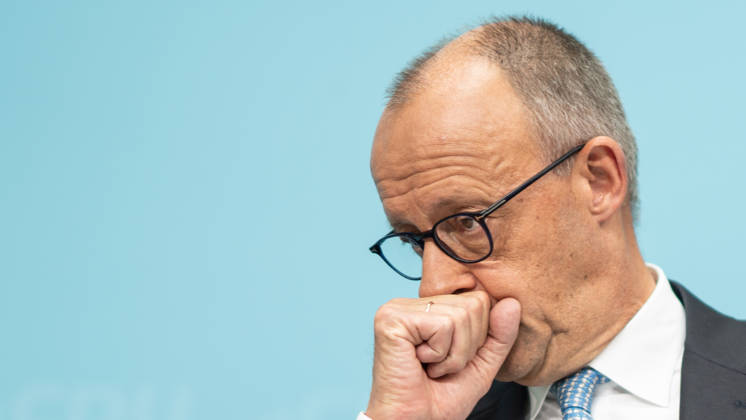 Bundeskanzler Friedrich Merz bei der Abschlusspressekonferenz;Präsidiumsklausurtagung der CDU Deutschlands in Berlin, Oktober 2026, Berlin Berlin Deutschland Konrad-Adenauer-Haus