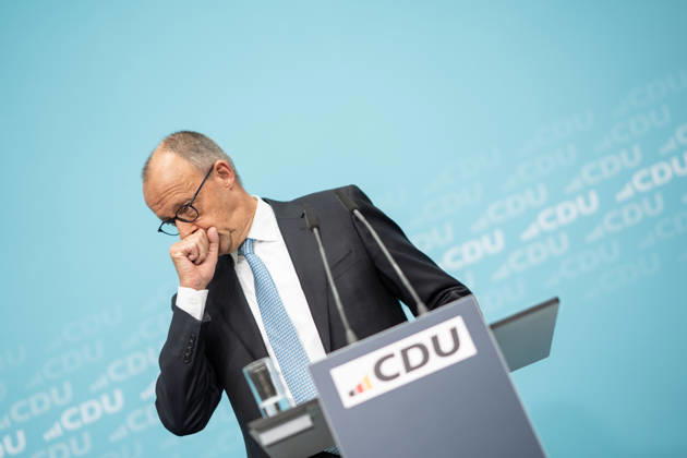 Bundeskanzler Friedrich Merz bei der Abschlusspressekonferenz;Präsidiumsklausurtagung der CDU Deutschlands in Berlin, Oktober 2026, Berlin Berlin Deutschland Konrad-Adenauer-Haus