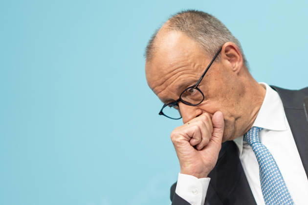 Bundeskanzler Friedrich Merz bei der Abschlusspressekonferenz;Präsidiumsklausurtagung der CDU Deutschlands in Berlin, Oktober 2026, Berlin Berlin Deutschland Konrad-Adenauer-Haus