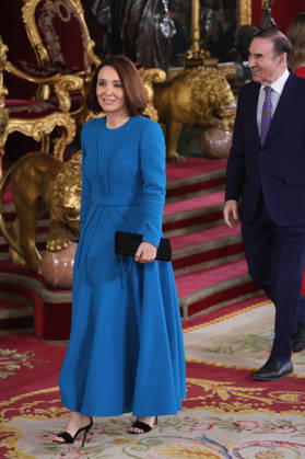 The King and Queen, the Princess of Asturias, and Infanta Sofía preside over the reception at the Royal Palace in celebration of National Day. Cruz Sánchez de Lara and Pedro J. Ramírez during the reception with the King and Queen, Princess Leonor, and Infanta Sofía on the occasion of National Day, at the Royal Palace, on October 12, 2026, in Madrid, Spain. The event is presided over by the King and Queen, the Princess of Asturias, and Infanta Sofía following the solemn ceremony honoring the national flag and the military parade held in Plaza de Cánovas del Castillo. The purpose of the National Day commemoration is to solemnly recall moments in our collective history that form part of our shared historical, cultural, and social heritage, re Copyright: xRaulxTerrelx 7841040