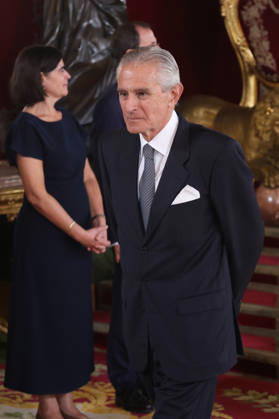 The King and Queen, the Princess of Asturias, and Infanta Sofía presided over the reception at the Royal Palace to mark National Day. The President of Europa Press, Asís Martín de Cabiedes, during the reception with the King and Queen, Princess Leonor, and Infanta Sofía on the occasion of National Day at the Royal Palace on October 12, 2026, in Madrid, Spain. The event is presided over by the King and Queen, the Princess of Asturias, and Infanta Sofía following the solemn ceremony honoring the national flag and the military parade held in Plaza de Cánovas del Castillo. The purpose of the National Day commemoration is to solemnly recall moments in our collective history that form part of our shared historical, cultural, and social heritage, Copyright: xRaulxTerrelx 7841031