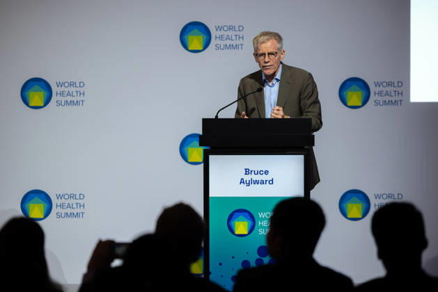 World Health Summit 2026 Weltgesundheitsgipfel 2. Tag Deutschland, Berlin am 12. Oktober 2026: Veröffentlichung des Abschlussberichts (Capstone Insights Report) des Global Preparedness Monitoring Board (GPMB). Launch of the GPMB Capstone Insights Report Getting Ahead of Pandemic Risk: Insights from Eight Years of Global Monitoring. Im Bild: Dr. Bruce Aylward Weltgesundheitsorganisation (WHO) Seniorberater des WHO-Generaldirektors World Health Organization (WHO) Senior Advisor to the WHO Director-General.