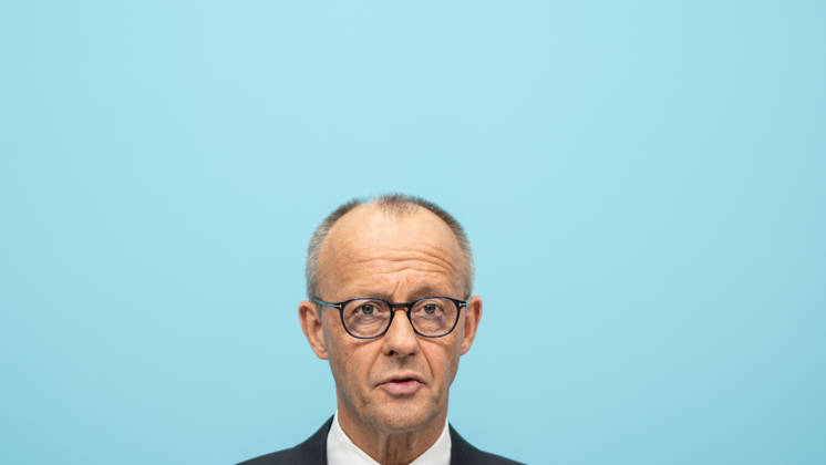 Bundeskanzler Friedrich Merz bei der Abschlusspressekonferenz;Präsidiumsklausurtagung der CDU Deutschlands in Berlin, Oktober 2026, Berlin Berlin Deutschland Konrad-Adenauer-Haus