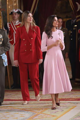 The King and Queen, the Princess of Asturias, and Infanta Sofía preside over the reception at the Royal Palace to mark National Day Infanta Sofía and Queen Letizia during the reception marking National Day at the Royal Palace on October 12, 2026, in Madrid, Spain. The event is presided over by the King and Queen, the Princess of Asturias, and Infanta Sofía following the solemn ceremony honoring the national flag and the military parade held in Plaza de Cánovas del Castillo. The commemoration of National Day aims to solemnly recall moments in our collective history that form part of our shared historical, cultural, and social heritage, recognized as such by the vast majority of citizens. HISPANIC DAY KING FELIPE QUEEN LETIZIA PRINCESS LEONO Copyright: xRaulxTerrelx 7841064