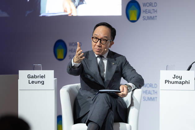 World Health Summit 2026 Weltgesundheitsgipfel 2. Tag Deutschland, Berlin am 12. Oktober 2026: Veröffentlichung des Abschlussberichts (Capstone Insights Report) des Global Preparedness Monitoring Board (GPMB). Launch of the GPMB Capstone Insights Report Getting Ahead of Pandemic Risk: Insights from Eight Years of Global Monitoring. Im Bild: Dr. Gabriel Leung Direktor der Institute of Philanthropy (IoP) Hongkong, Sonderverwaltungsregion (SAR) China. Director Institute of Philanthropy (IoP) Hong Kong SAR, China.