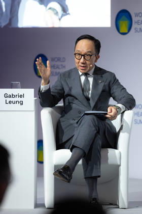 World Health Summit 2026 Weltgesundheitsgipfel 2. Tag Deutschland, Berlin am 12. Oktober 2026: Veröffentlichung des Abschlussberichts (Capstone Insights Report) des Global Preparedness Monitoring Board (GPMB). Launch of the GPMB Capstone Insights Report Getting Ahead of Pandemic Risk: Insights from Eight Years of Global Monitoring. Im Bild: Dr. Gabriel Leung Direktor der Institute of Philanthropy (IoP) Hongkong, Sonderverwaltungsregion (SAR) China. Director Institute of Philanthropy (IoP) Hong Kong SAR, China.