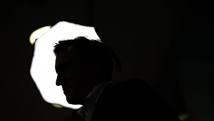 Sebastian Lechner, Landesvorsitzender CDU Niedersachsen, im Gespräch mit Journalisten im Konrad-Adenauer-Haus am Rande der Präsidiumsklausur;Präsidiumsklausurtagung der CDU Deutschlands in Berlin, Oktober 2026, Berlin Berlin Deutschland Konrad-Adenauer-Haus