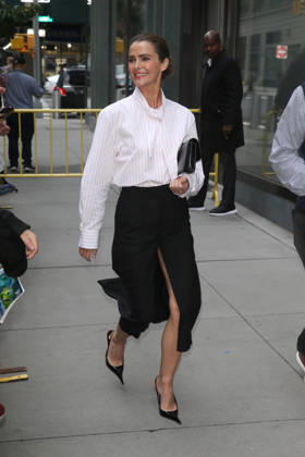 October 12, 2026, New York, New York, USA: KERI RUSSELL at ABC Studios in New York City for Ã¢â‚¬ËœGood Morning America. New York USA - ZUMAh16_ 20261012_zaf_h16_037 Copyright: xDanxHerrickx